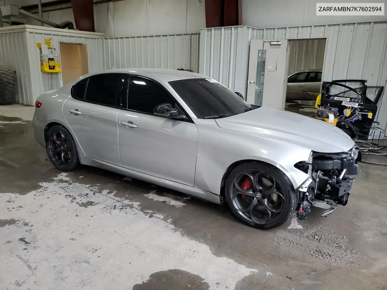 2019 Alfa Romeo Giulia Ti VIN: ZARFAMBN7K7602594 Lot: 56199185
