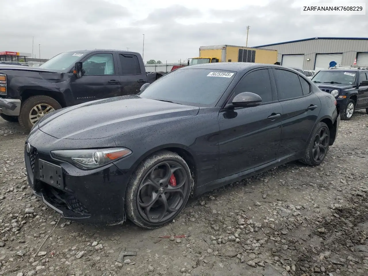 2019 Alfa Romeo Giulia VIN: ZARFANAN4K7608229 Lot: 56253945