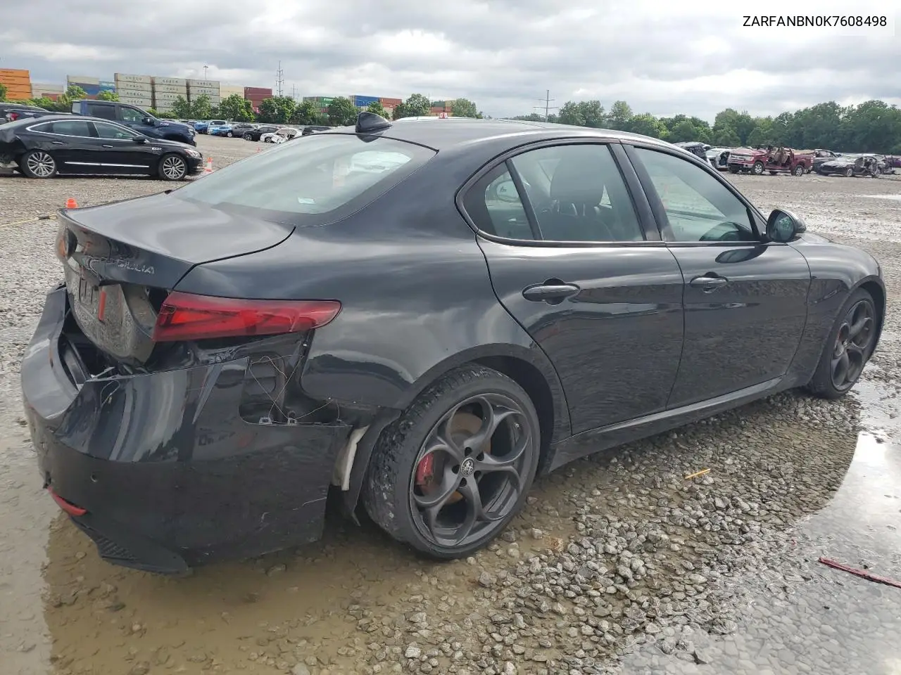 2019 Alfa Romeo Giulia Ti VIN: ZARFANBN0K7608498 Lot: 61263775