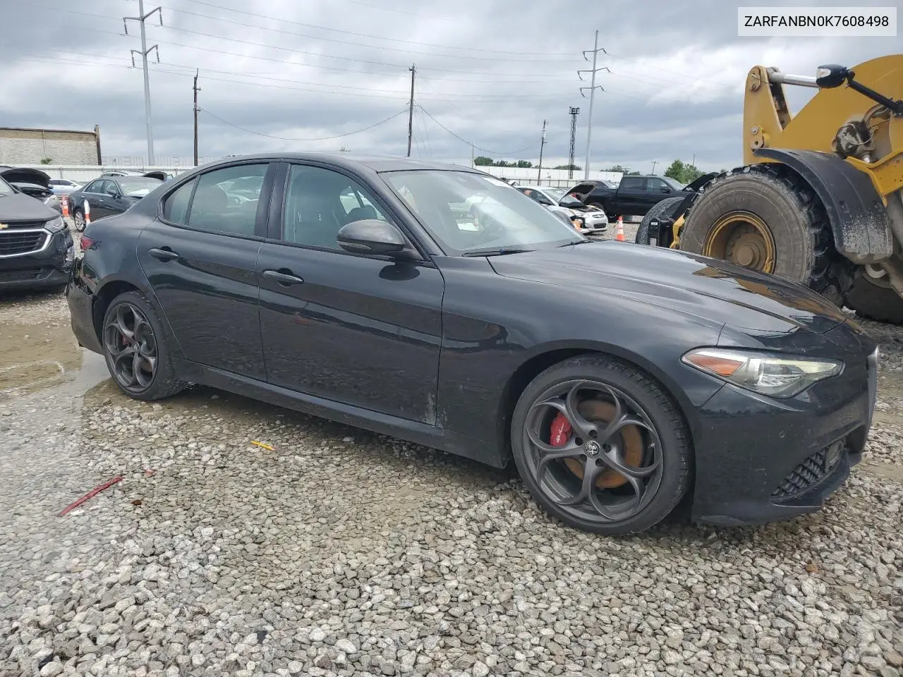 2019 Alfa Romeo Giulia Ti VIN: ZARFANBN0K7608498 Lot: 61263775