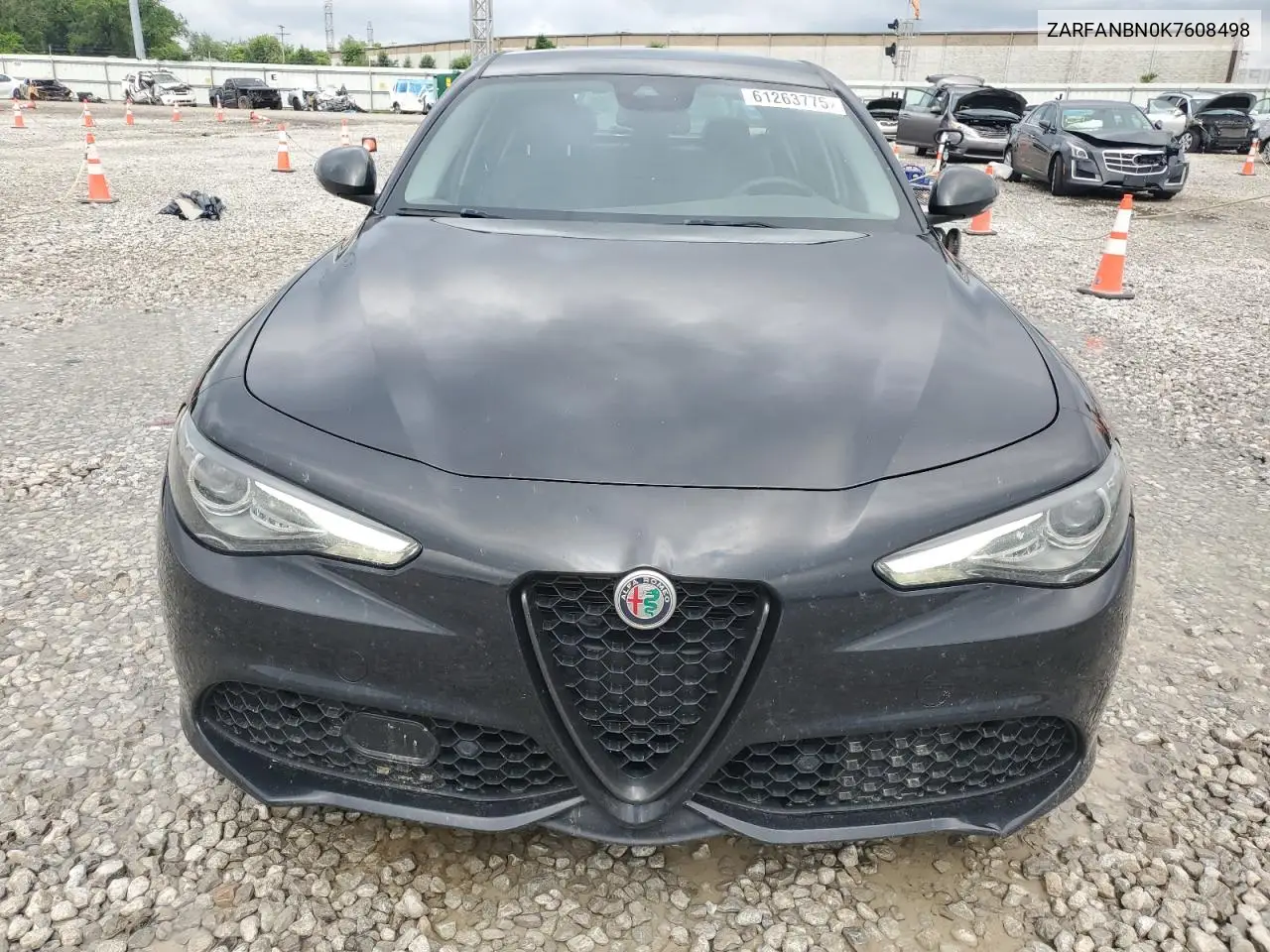 2019 Alfa Romeo Giulia Ti VIN: ZARFANBN0K7608498 Lot: 61263775