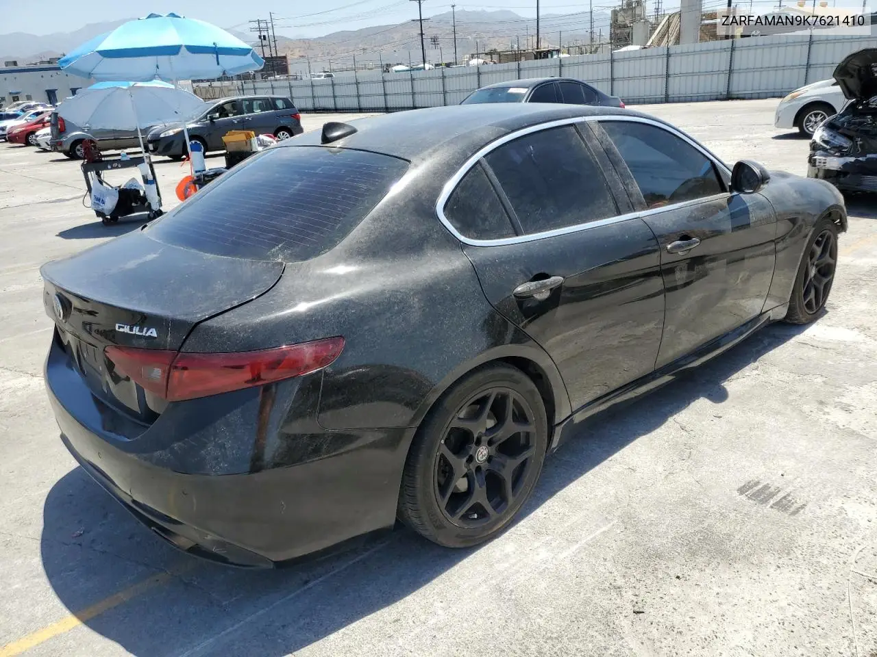 2019 Alfa Romeo Giulia VIN: ZARFAMAN9K7621410 Lot: 61482605