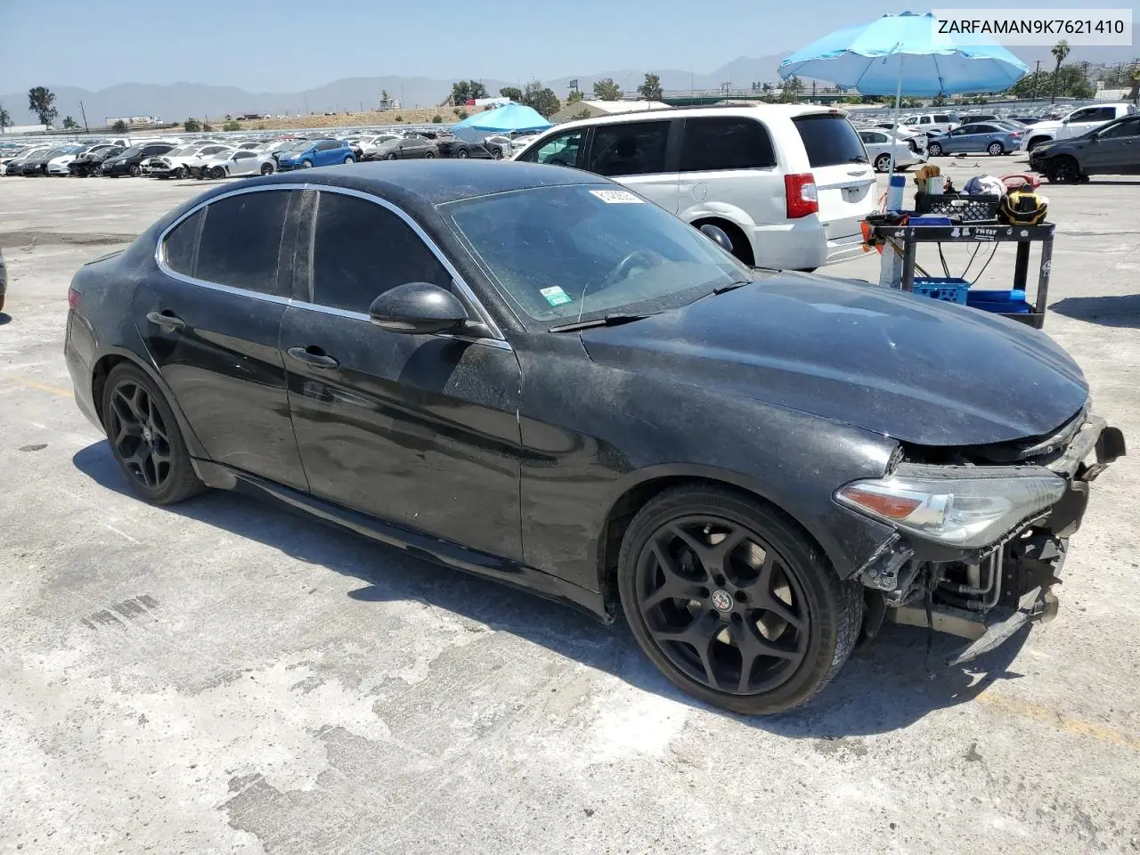2019 Alfa Romeo Giulia VIN: ZARFAMAN9K7621410 Lot: 61482605