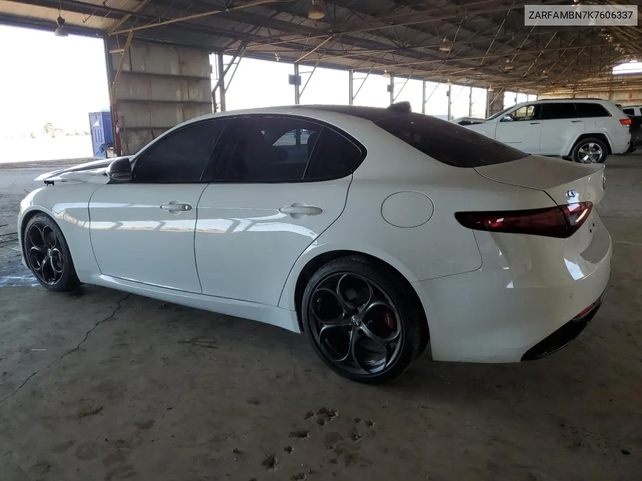 2019 Alfa Romeo Giulia Ti VIN: ZARFAMBN7K7606337 Lot: 62348415