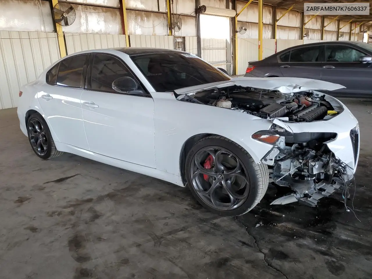 2019 Alfa Romeo Giulia Ti VIN: ZARFAMBN7K7606337 Lot: 62348415