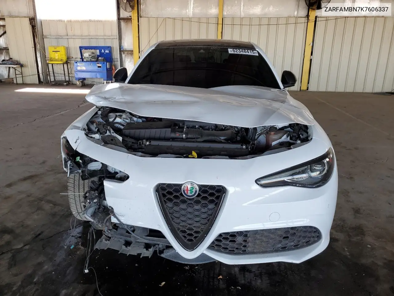 2019 Alfa Romeo Giulia Ti VIN: ZARFAMBN7K7606337 Lot: 62348415