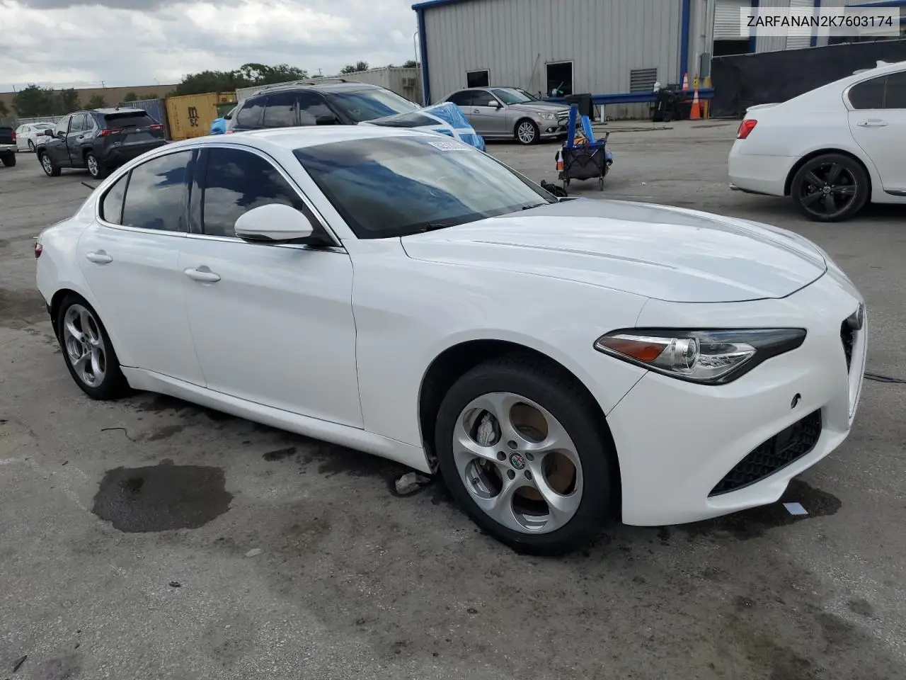 2019 Alfa Romeo Giulia VIN: ZARFANAN2K7603174 Lot: 62518395