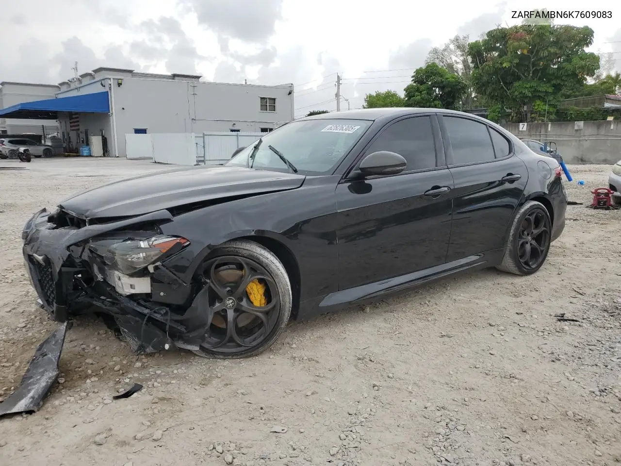 2019 Alfa Romeo Giulia Ti VIN: ZARFAMBN6K7609083 Lot: 62826305
