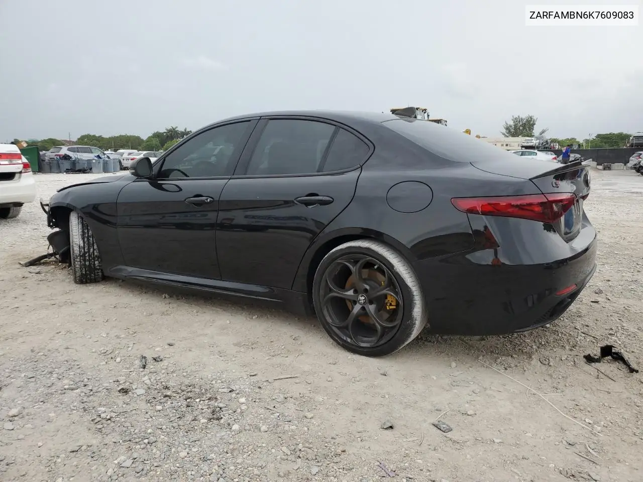 2019 Alfa Romeo Giulia Ti VIN: ZARFAMBN6K7609083 Lot: 62826305