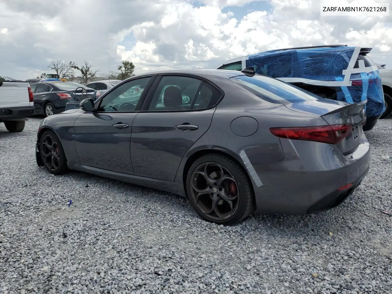2019 Alfa Romeo Giulia Ti VIN: ZARFAMBN1K7621268 Lot: 63125675