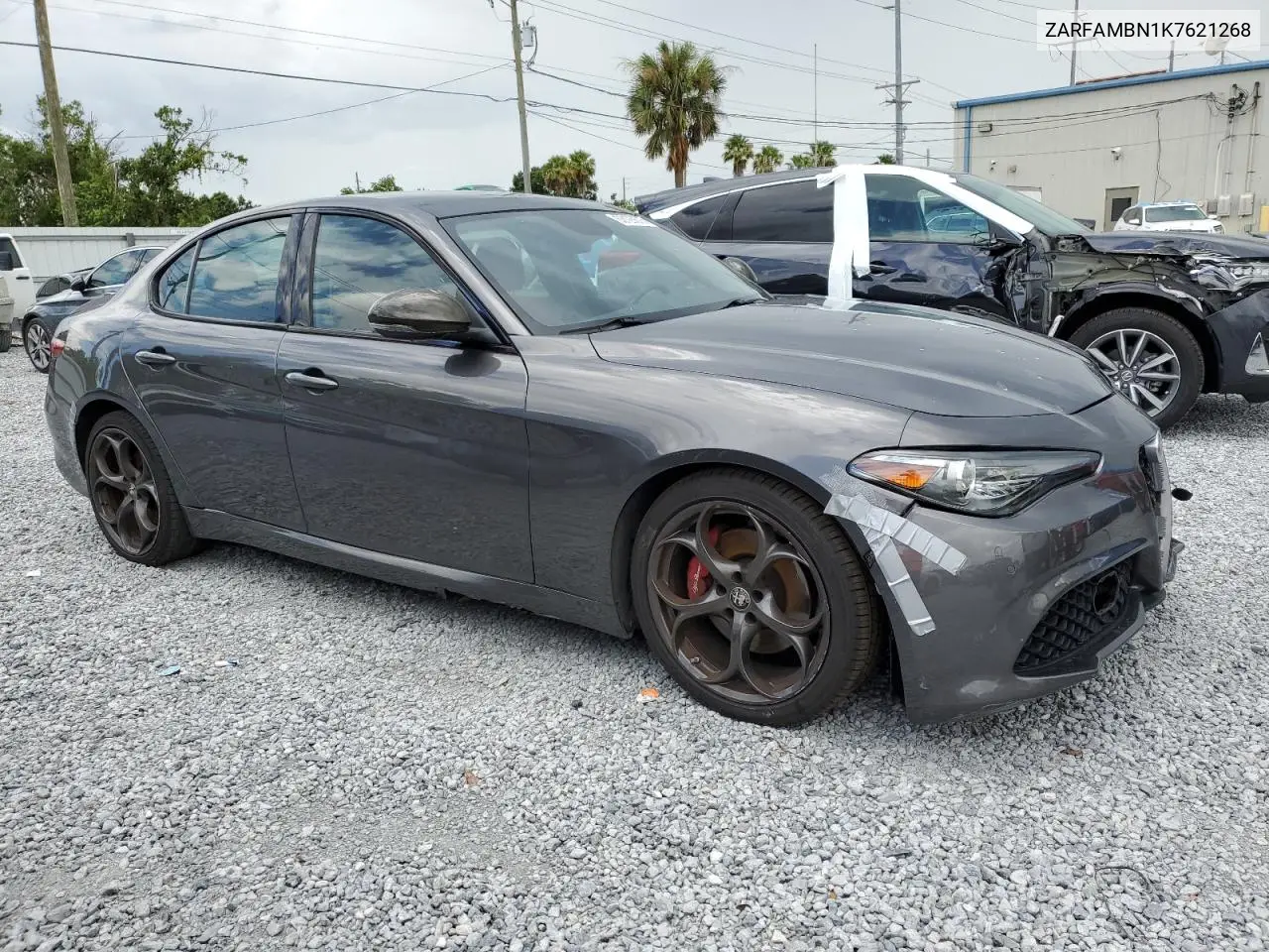 2019 Alfa Romeo Giulia Ti VIN: ZARFAMBN1K7621268 Lot: 63125675