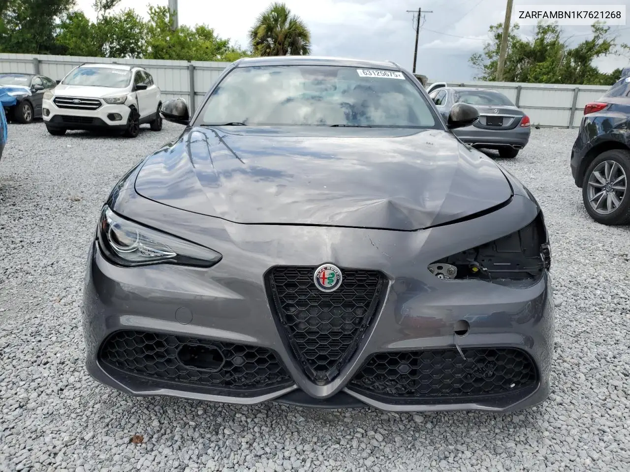 2019 Alfa Romeo Giulia Ti VIN: ZARFAMBN1K7621268 Lot: 63125675