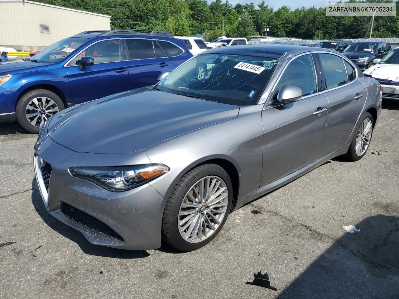2019 Alfa Romeo Giulia Ti VIN: ZARFANBN6K7605234 Lot: 64141445