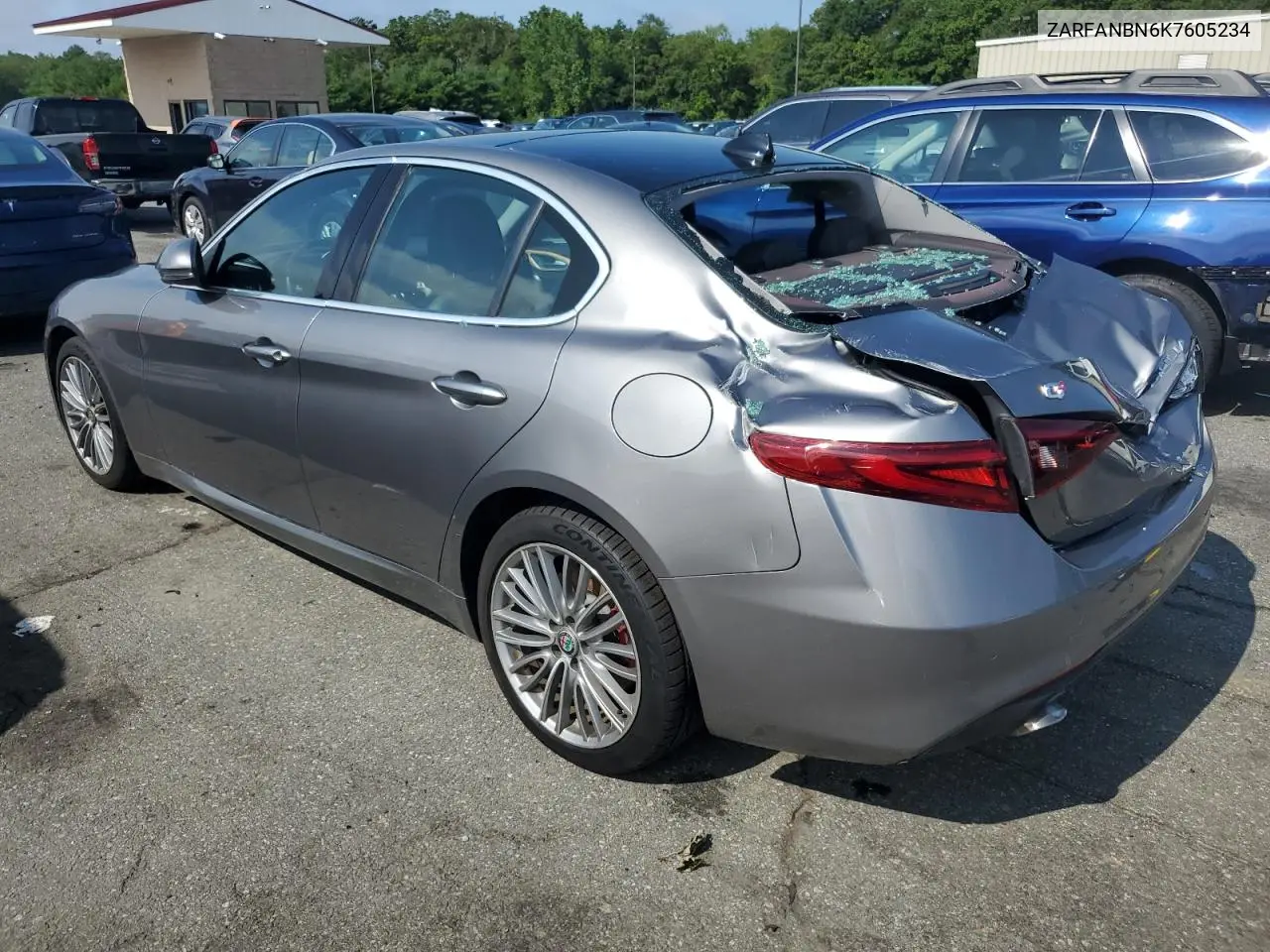 2019 Alfa Romeo Giulia Ti VIN: ZARFANBN6K7605234 Lot: 64141445