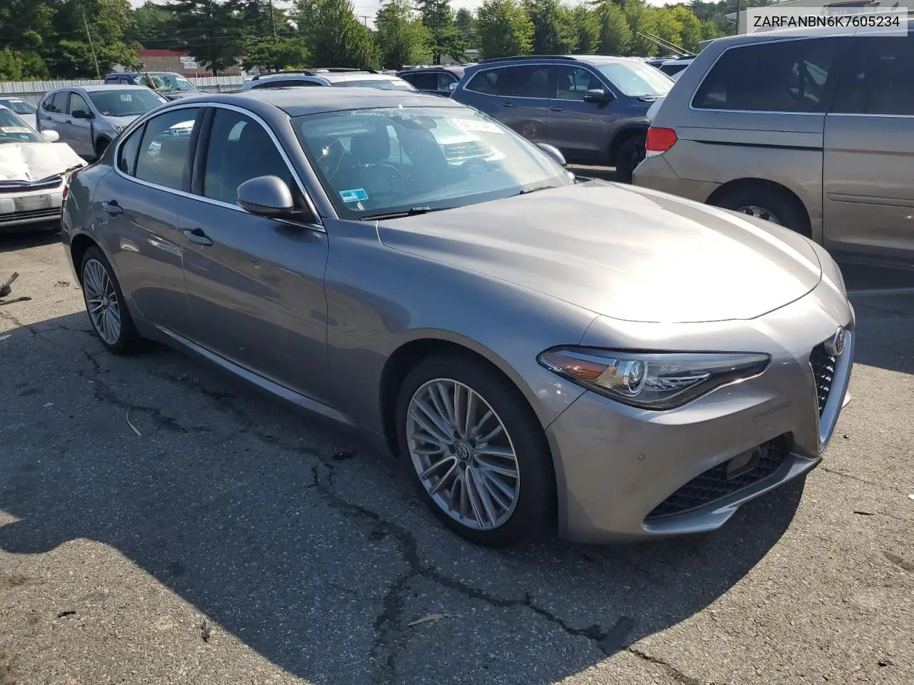 2019 Alfa Romeo Giulia Ti VIN: ZARFANBN6K7605234 Lot: 64141445