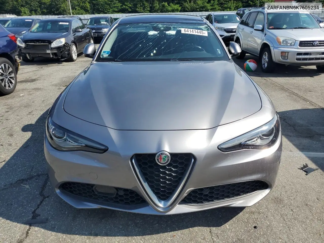 2019 Alfa Romeo Giulia Ti VIN: ZARFANBN6K7605234 Lot: 64141445
