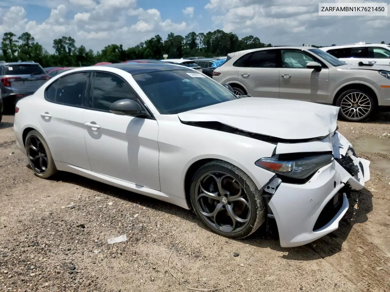 2019 Alfa Romeo Giulia Ti VIN: ZARFAMBN1K7621450 Lot: 64689515