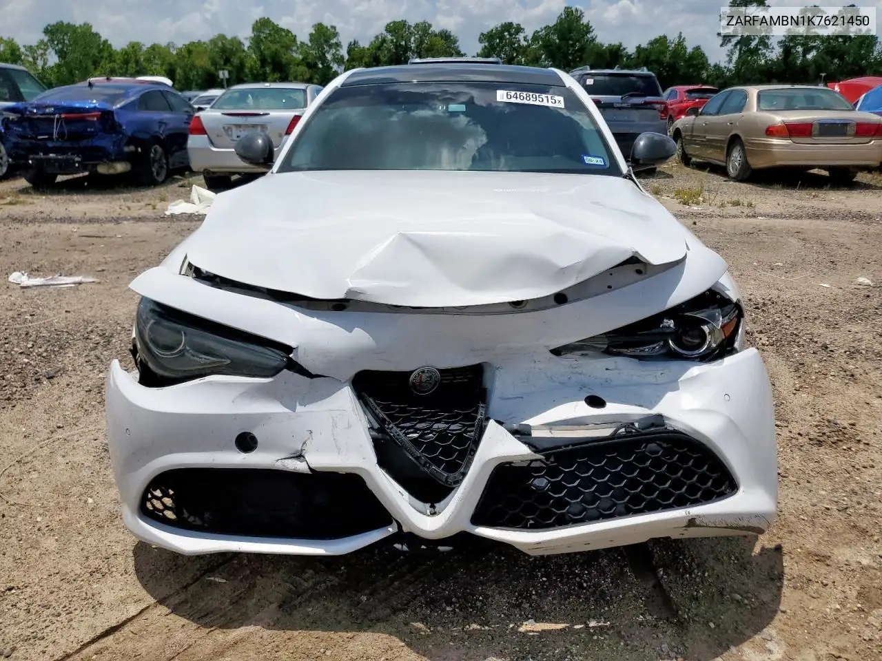 2019 Alfa Romeo Giulia Ti VIN: ZARFAMBN1K7621450 Lot: 64689515