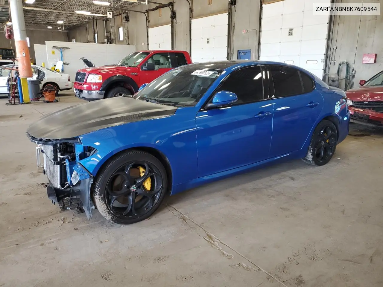2019 Alfa Romeo Giulia Ti VIN: ZARFANBN8K7609544 Lot: 64790915