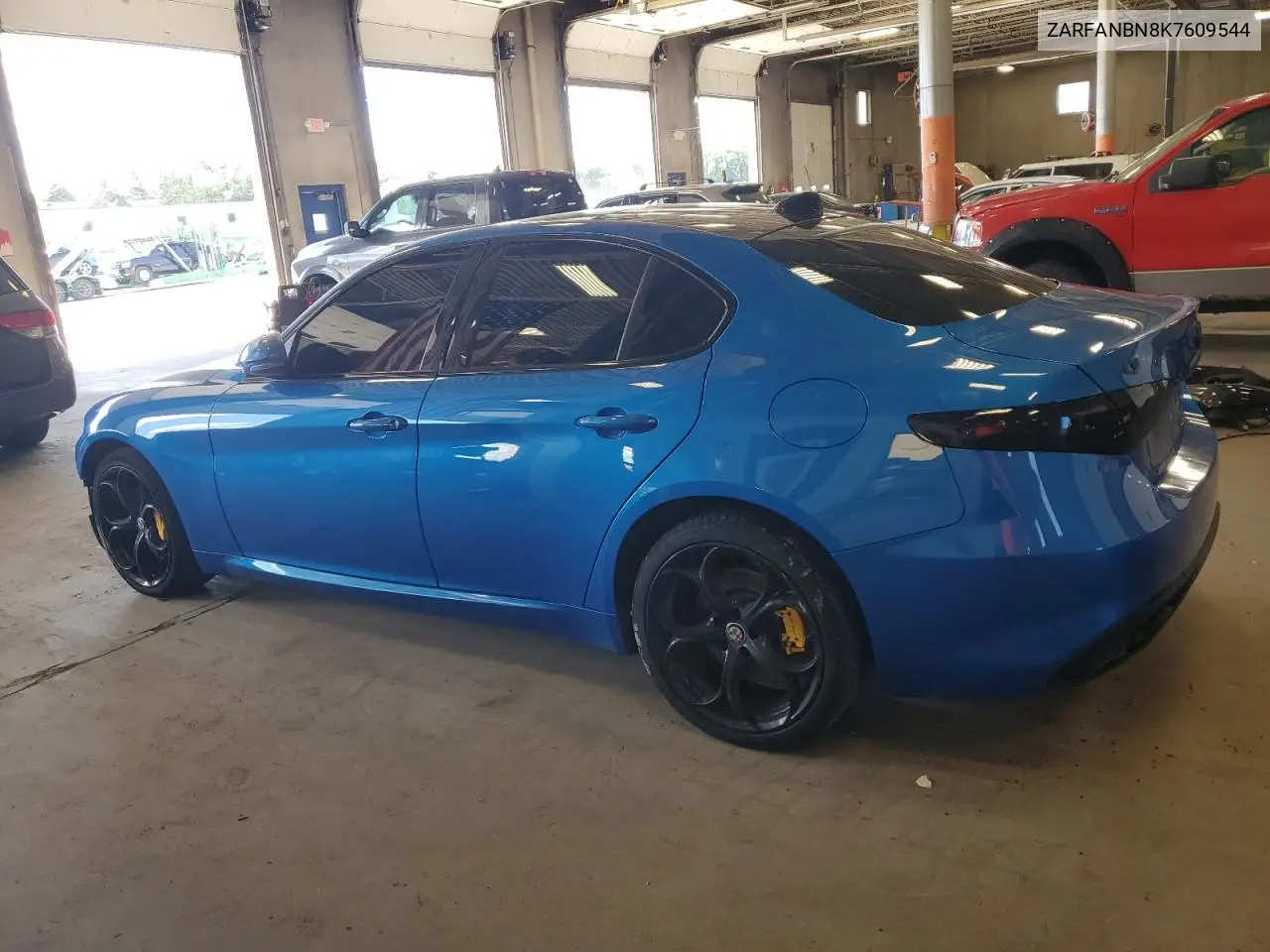 2019 Alfa Romeo Giulia Ti VIN: ZARFANBN8K7609544 Lot: 64790915