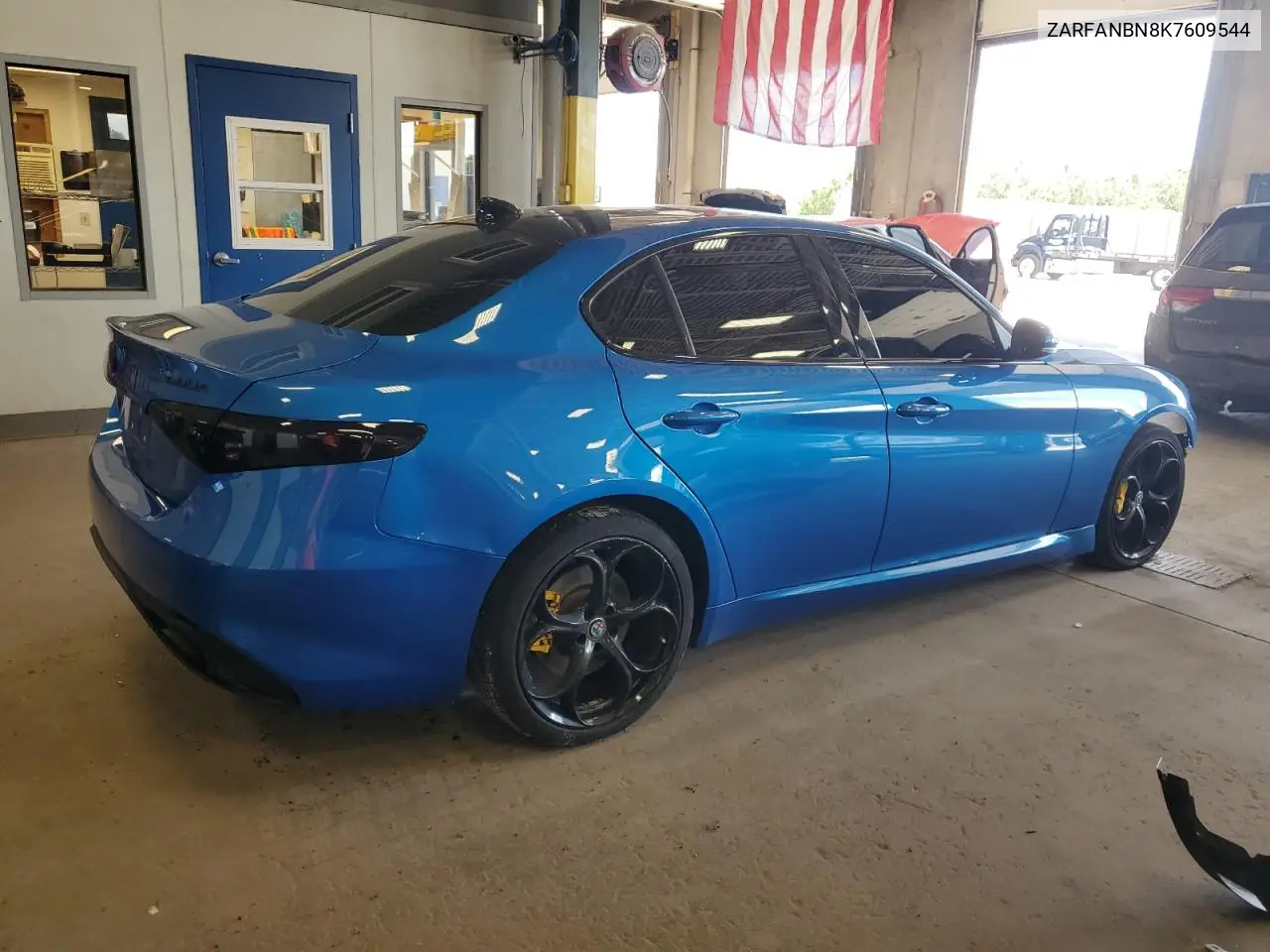 2019 Alfa Romeo Giulia Ti VIN: ZARFANBN8K7609544 Lot: 64790915