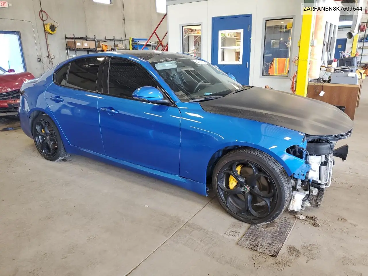 2019 Alfa Romeo Giulia Ti VIN: ZARFANBN8K7609544 Lot: 64790915