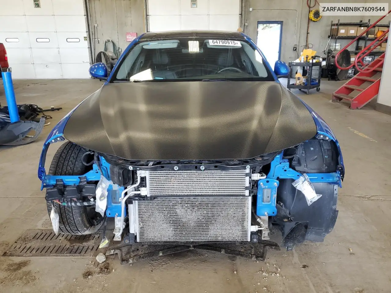 2019 Alfa Romeo Giulia Ti VIN: ZARFANBN8K7609544 Lot: 64790915