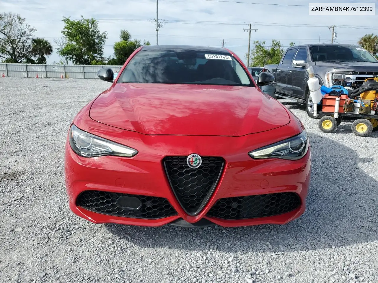 2019 Alfa Romeo Giulia Ti VIN: ZARFAMBN4K7612399 Lot: 65151765