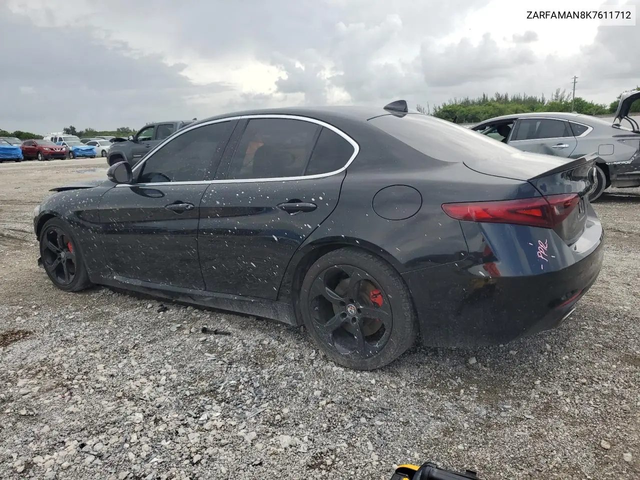 2019 Alfa Romeo Giulia VIN: ZARFAMAN8K7611712 Lot: 65160905