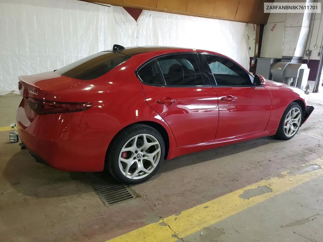2019 Alfa Romeo Giulia Ti VIN: ZARFANBN8K7611701 Lot: 65389955