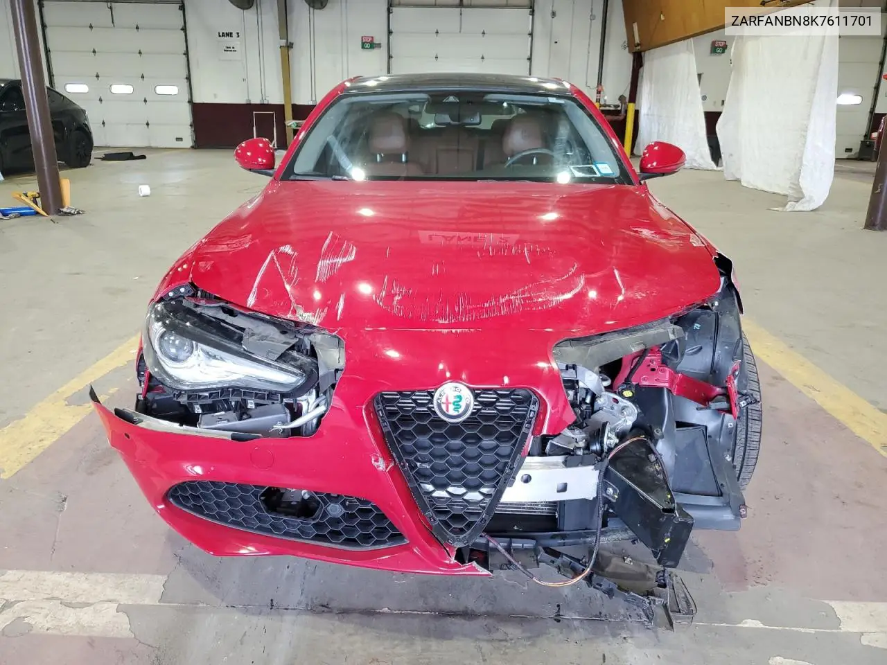 2019 Alfa Romeo Giulia Ti VIN: ZARFANBN8K7611701 Lot: 65389955