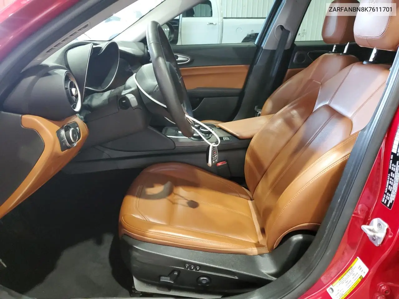 2019 Alfa Romeo Giulia Ti VIN: ZARFANBN8K7611701 Lot: 65389955