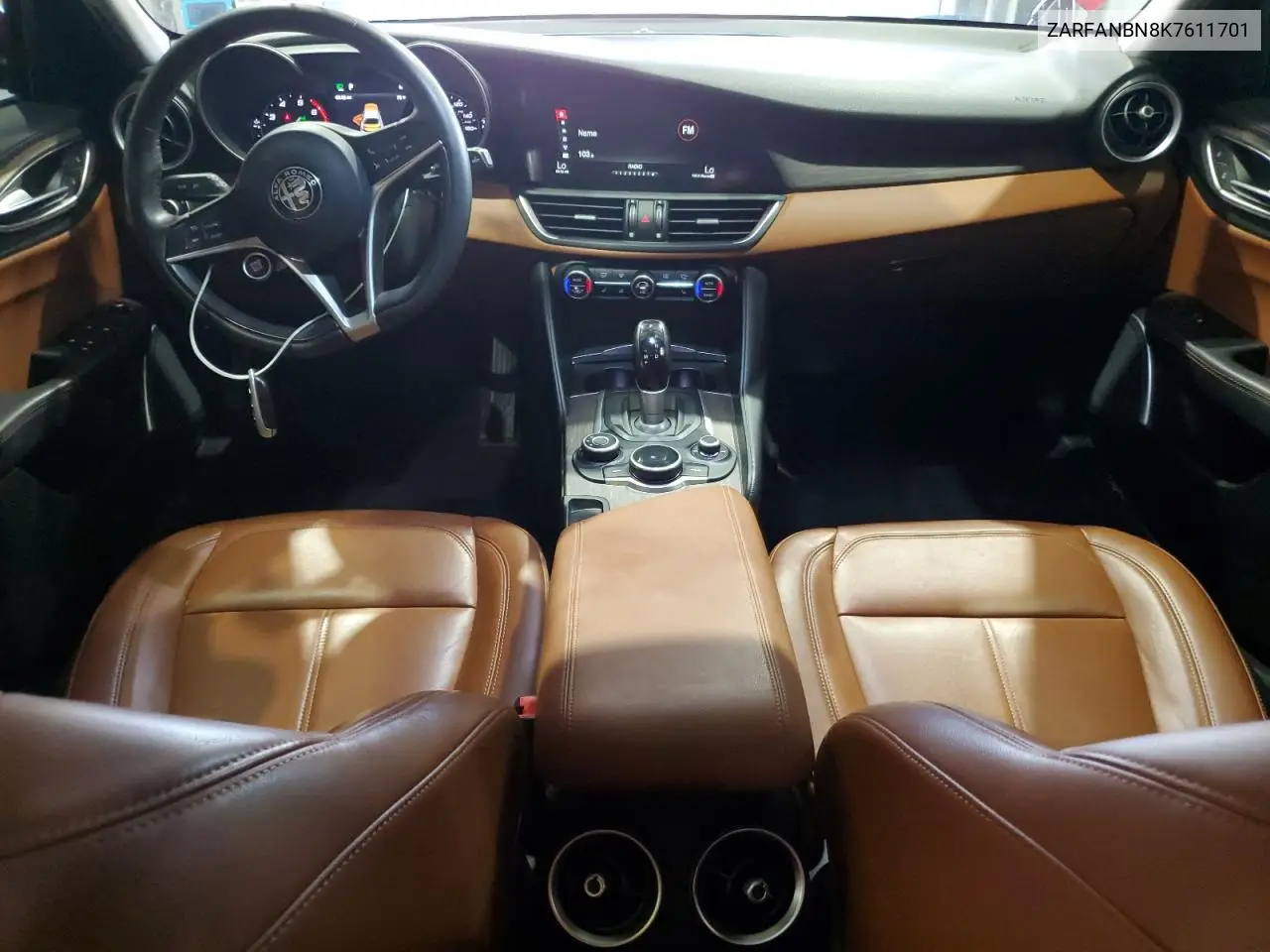 2019 Alfa Romeo Giulia Ti VIN: ZARFANBN8K7611701 Lot: 65389955