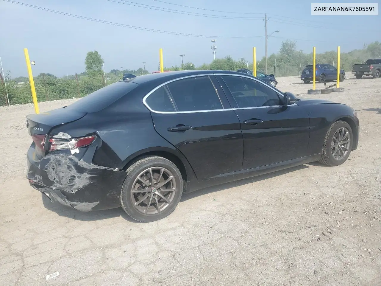 2019 Alfa Romeo Giulia VIN: ZARFANAN6K7605591 Lot: 65943415