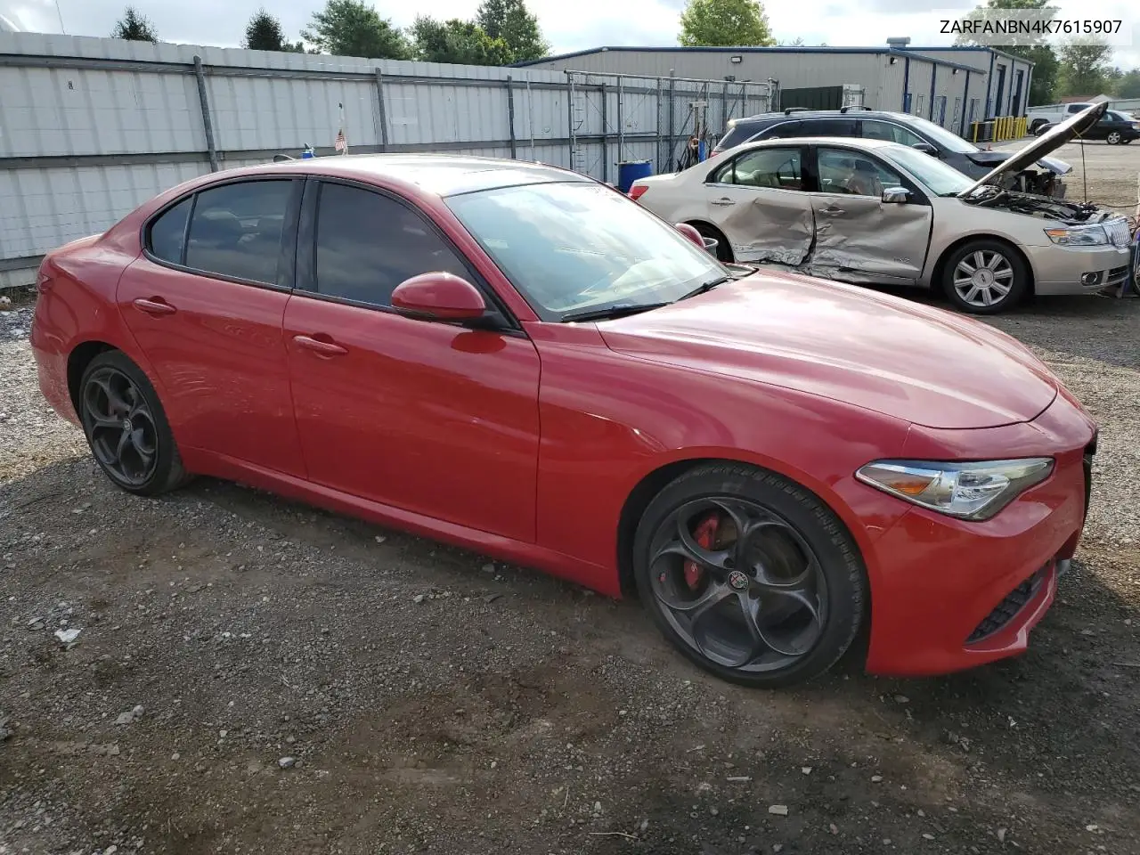 2019 Alfa Romeo Giulia Ti VIN: ZARFANBN4K7615907 Lot: 65983195