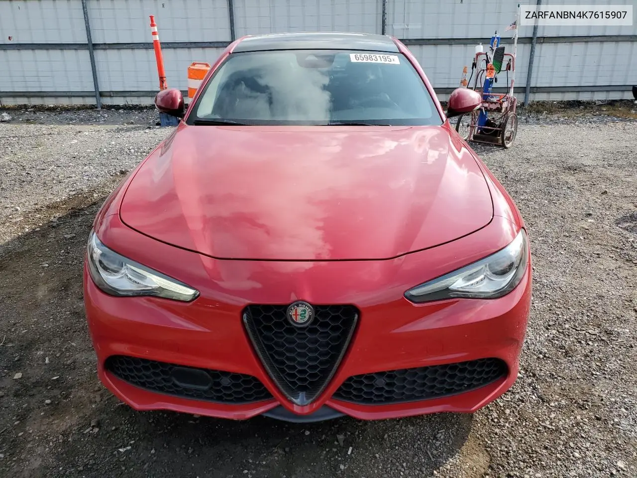 2019 Alfa Romeo Giulia Ti VIN: ZARFANBN4K7615907 Lot: 65983195