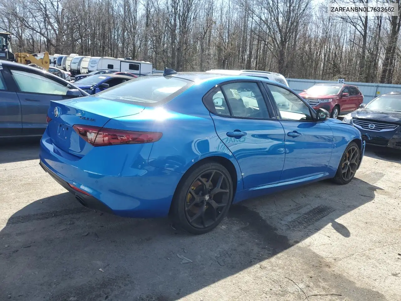 2020 Alfa Romeo Giulia Ti VIN: ZARFANBN0L7633662 Lot: 49738675