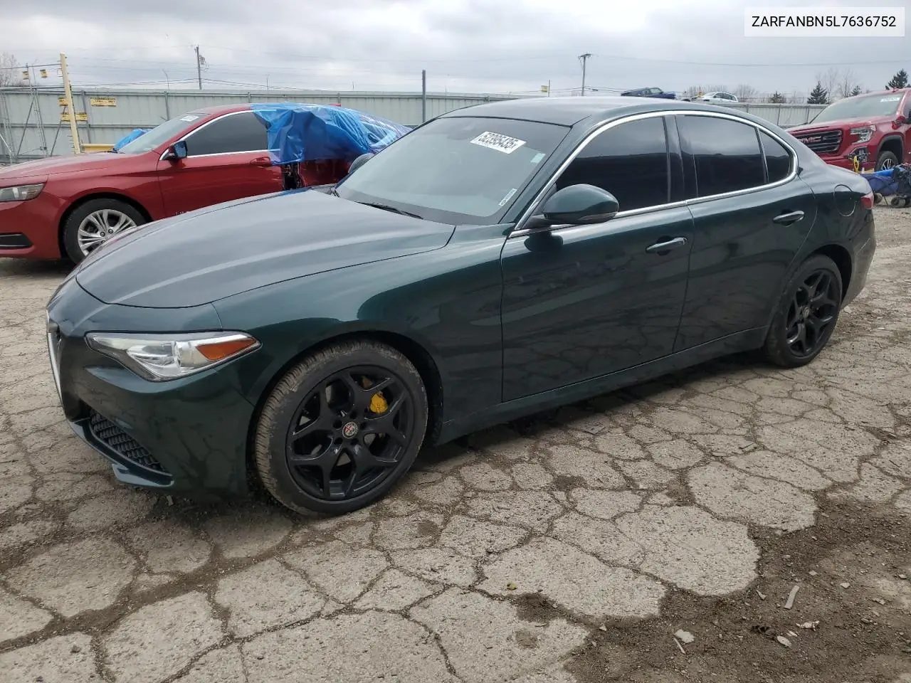 2020 Alfa Romeo Giulia Ti VIN: ZARFANBN5L7636752 Lot: 52395435