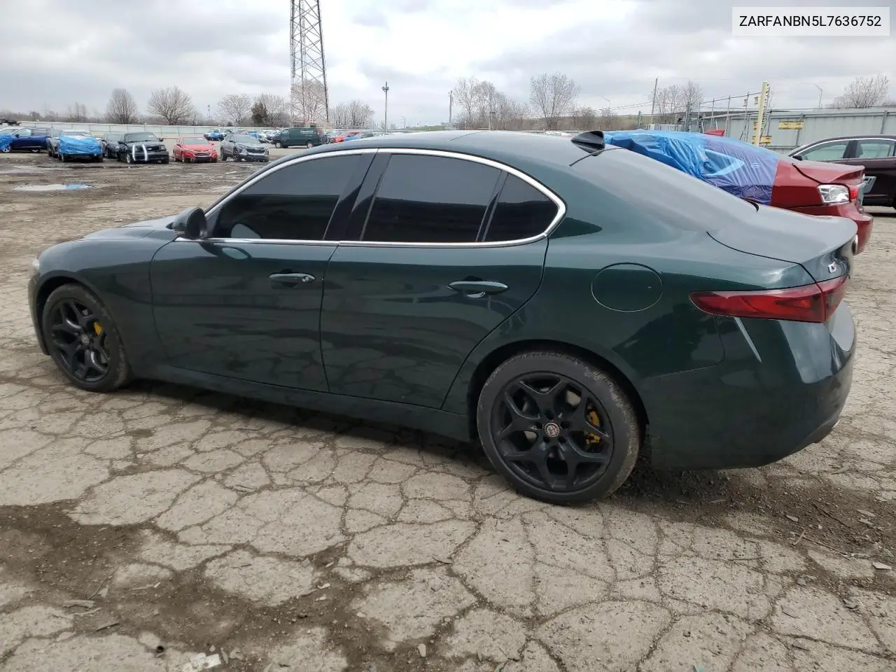 2020 Alfa Romeo Giulia Ti VIN: ZARFANBN5L7636752 Lot: 52395435