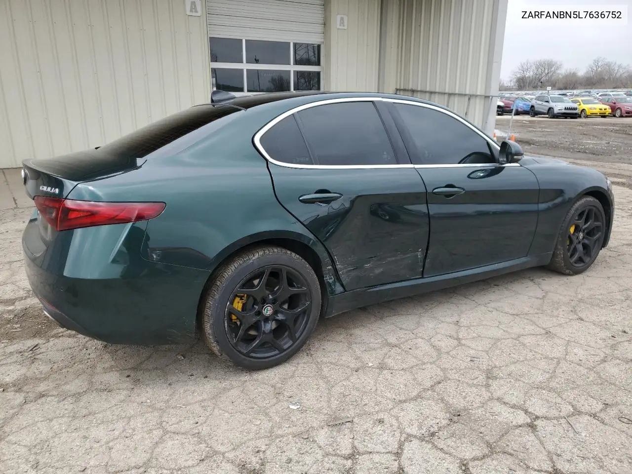2020 Alfa Romeo Giulia Ti VIN: ZARFANBN5L7636752 Lot: 52395435