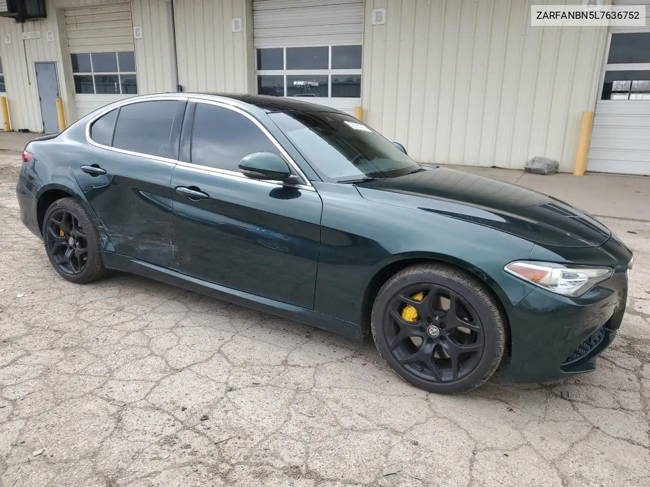 2020 Alfa Romeo Giulia Ti VIN: ZARFANBN5L7636752 Lot: 52395435