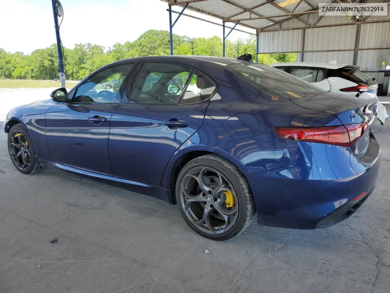 2020 Alfa Romeo Giulia Ti VIN: ZARFANBN7L7632914 Lot: 55761355
