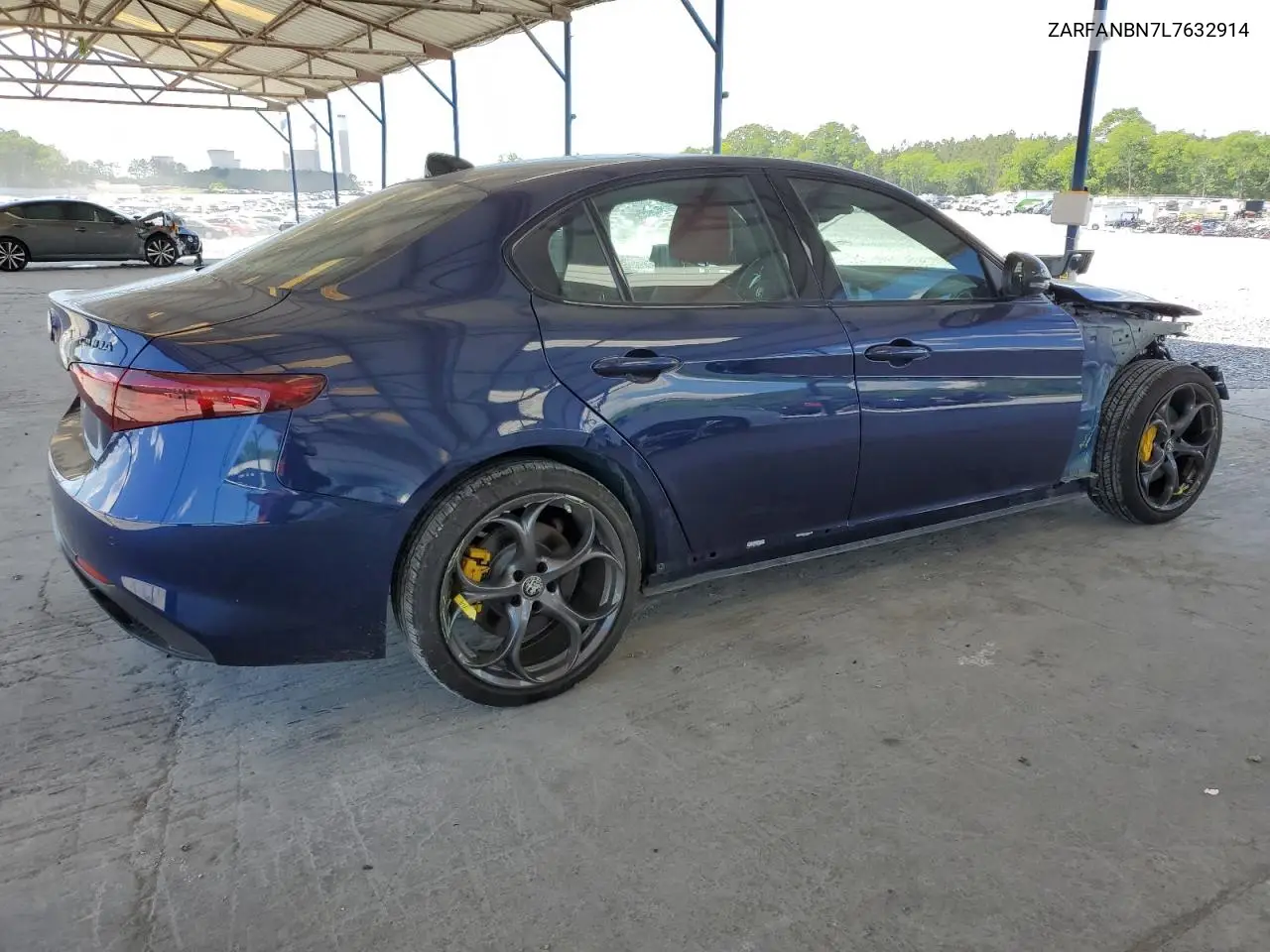 2020 Alfa Romeo Giulia Ti VIN: ZARFANBN7L7632914 Lot: 55761355