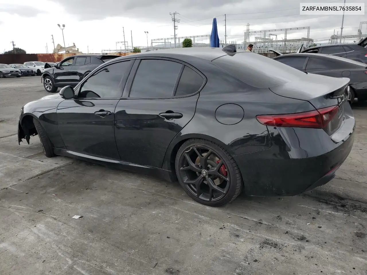 2020 Alfa Romeo Giulia Ti VIN: ZARFAMBN5L7635854 Lot: 55817855