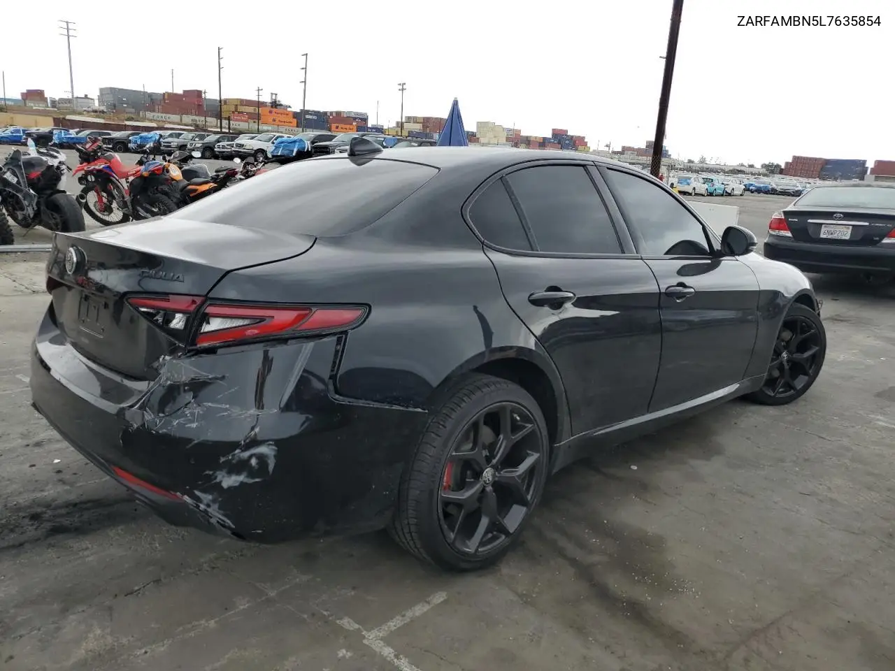 2020 Alfa Romeo Giulia Ti VIN: ZARFAMBN5L7635854 Lot: 55817855