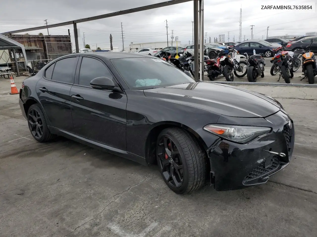 2020 Alfa Romeo Giulia Ti VIN: ZARFAMBN5L7635854 Lot: 55817855