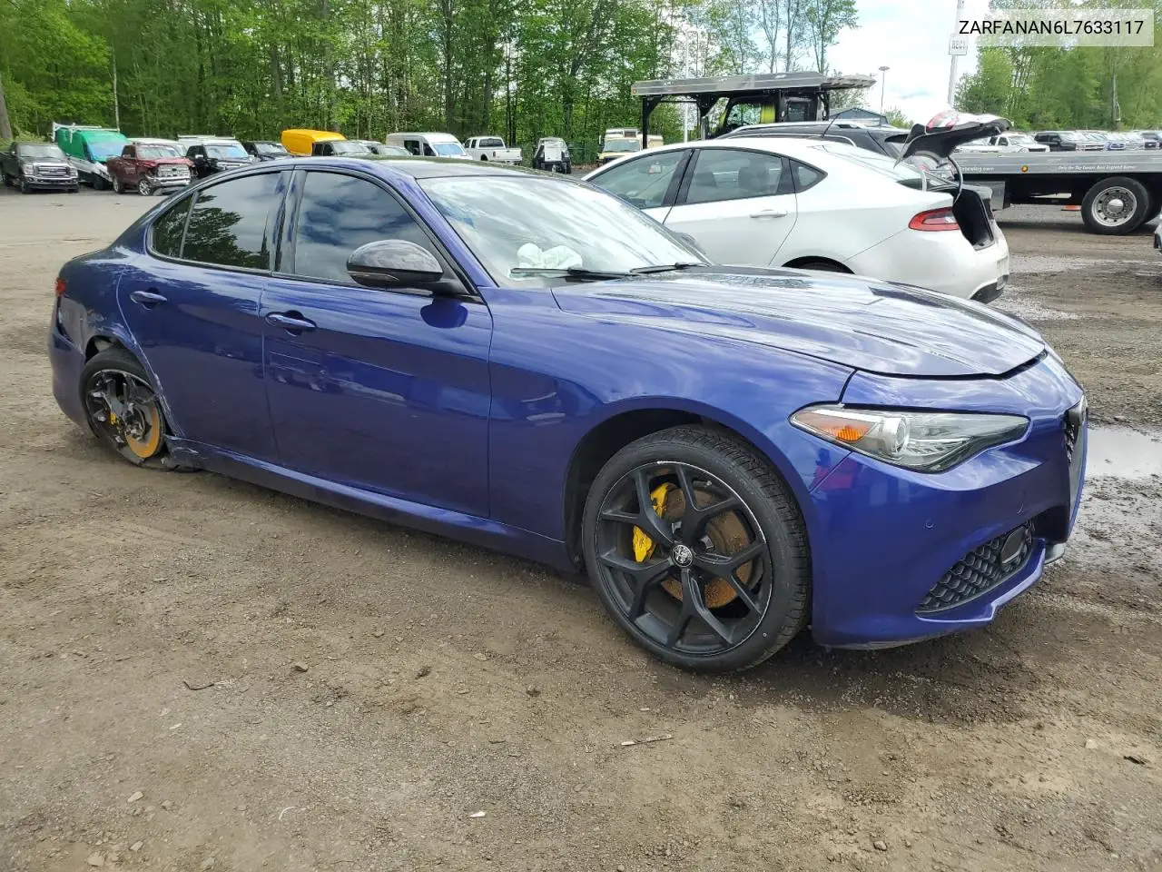 2020 Alfa Romeo Giulia VIN: ZARFANAN6L7633117 Lot: 56212575