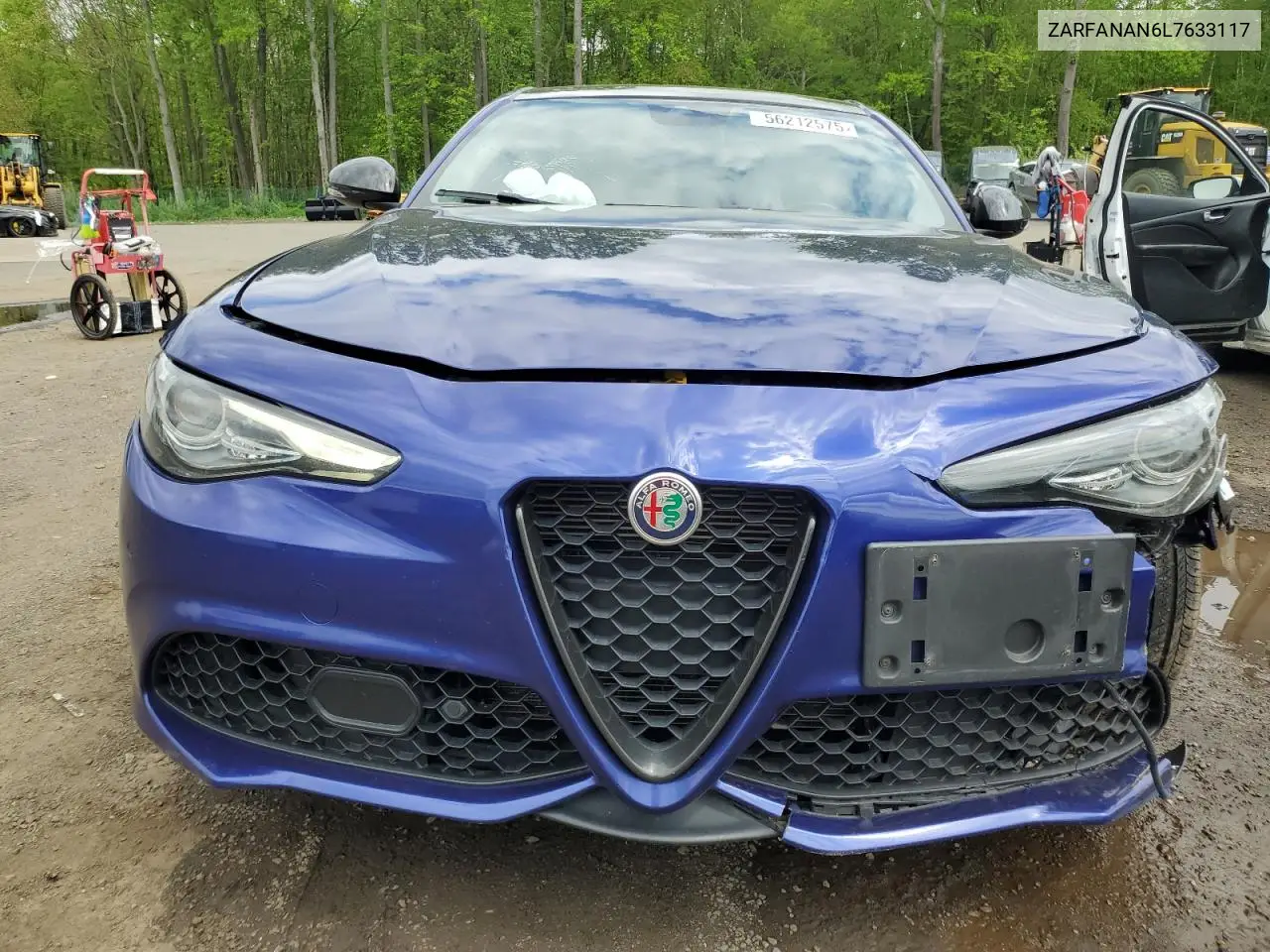 2020 Alfa Romeo Giulia VIN: ZARFANAN6L7633117 Lot: 56212575