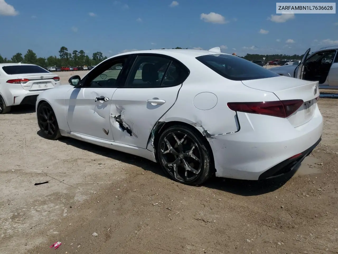 2020 Alfa Romeo Giulia Ti VIN: ZARFAMBN1L7636628 Lot: 56220145