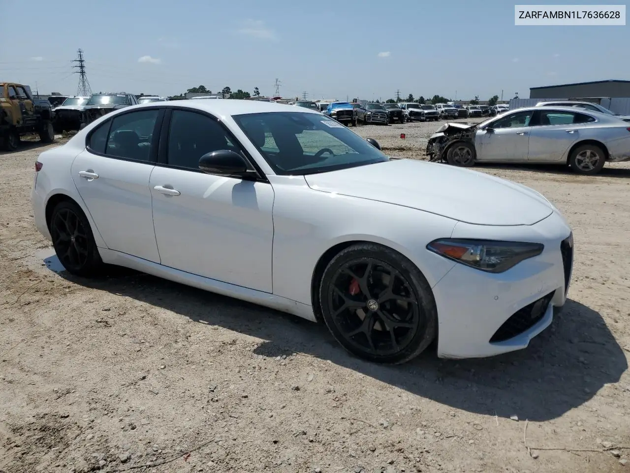 2020 Alfa Romeo Giulia Ti VIN: ZARFAMBN1L7636628 Lot: 56220145